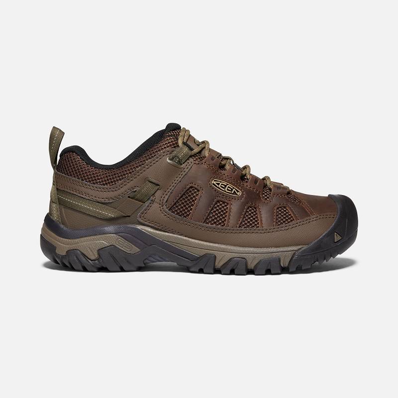 Keen Targhee Vent Wanderschuhe Herren DE-58236 Cuban/Antique Bronze - Keen Herrenschuhe Braun